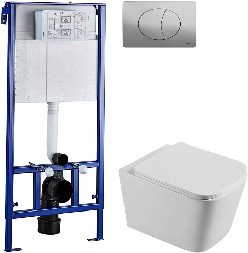 Инсталляция для унитаза STWORKI Бурос BU-04up 510162 с кнопкой 230822 хром глянцевы 589632 Инсталляция для унитаза STWORKI Бурос BU-04up 510162 с кнопкой 230822 хром глянцевы 589632