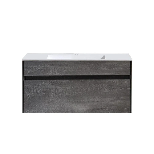 Тумба под раковину Vincea Chiara 1000 подвесная, 1 выкатной ящик soft-close, G.Stone VMC-2C100GS Тумба под раковину Vincea Chiara 1000 подвесная, 1 выкатной ящик soft-close, G.Stone VMC-2C100GS