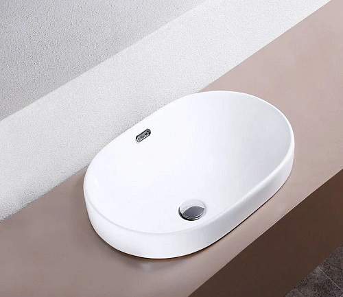 Раковина CeramaLux 5006C врезная, белый Раковина CeramaLux 5006C врезная, белый