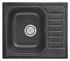 Кухонная мойка Granula 5801, ЧЁРНЫЙ, кварц 575х495 Кухонная мойка Granula 5801, ЧЁРНЫЙ, кварц 575х495
