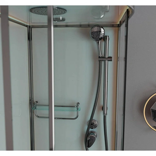 Душевая кабина Frank F412/1R М правосторонняя White белый профиль матовое стекло 120x80 20100 Душевая кабина Frank F412/1R М правосторонняя White белый профиль матовое стекло 120x80 20100