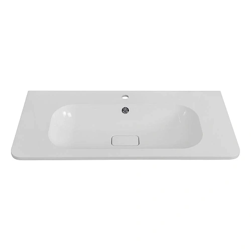 Раковина CEZARES CZR-1000/480-LV-MR-NV белый матовый 1000x480 искусственный камень Раковина CEZARES CZR-1000/480-LV-MR-NV белый матовый 1000x480 искусственный камень