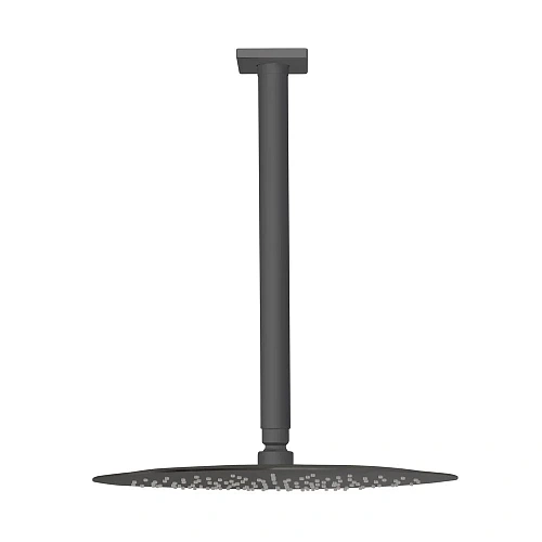 Верхний душ CEZARES CZR-B-TDDR-30/30-NOP круглый, диаметр 30 см, с потолочным изливом 30 см, нержавеющая сталь, черный матовый Верхний душ CEZARES CZR-B-TDDR-30/30-NOP круглый, диаметр 30 см, с потолочным изливом 30 см, нержавеющая сталь, черный матовый