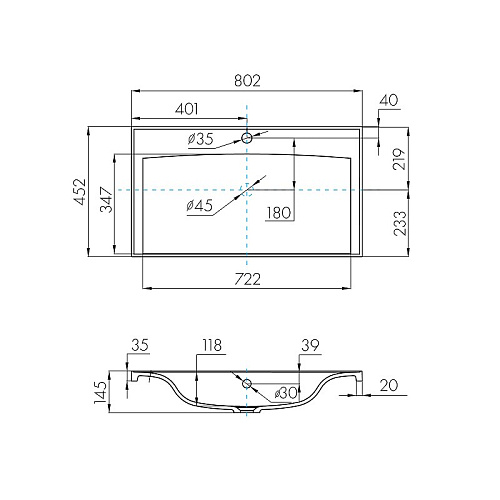 Раковина Aquaton Айрис 80 1A722931AG010 Раковина Aquaton Айрис 80 1A722931AG010