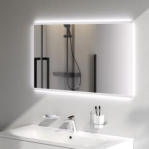 Зеркало AM.PM Spirit V2.0 M71AMOX1001SA с LED-подсветкой и системой антизапотевания, сенсор, 100 см Зеркало AM.PM Spirit V2.0 M71AMOX1001SA с LED-подсветкой и системой антизапотевания, сенсор, 100 см