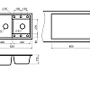 Кухонная мойка Granula 8201, АЛЮМИНИУМ, кварц 820x500 Кухонная мойка Granula 8201, АЛЮМИНИУМ, кварц 820x500