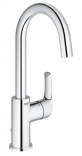 Смеситель для раковины GROHE Eurosmart New с цепочкой, хром (23743002) Смеситель для раковины GROHE Eurosmart New с цепочкой, хром (23743002)