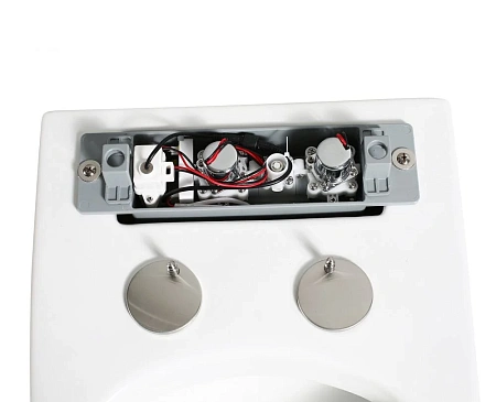 Унитаз приставной ABBER Rechteck AC1212P белый с импульсным смывом с крышкой микролифт Унитаз приставной ABBER Rechteck AC1212P белый с импульсным смывом с крышкой микролифт