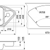 Кухонная мойка Granula 9101, БАЗАЛЬТ кухонная мойка, кварц 900х520 Кухонная мойка Granula 9101, БАЗАЛЬТ кухонная мойка, кварц 900х520
