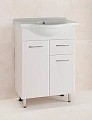 Тумба под раковину Style Line Эко Стандарт 58 ЛС-00002469 напольная, белый Тумба под раковину Style Line Эко Стандарт 58 ЛС-00002469 напольная, белый