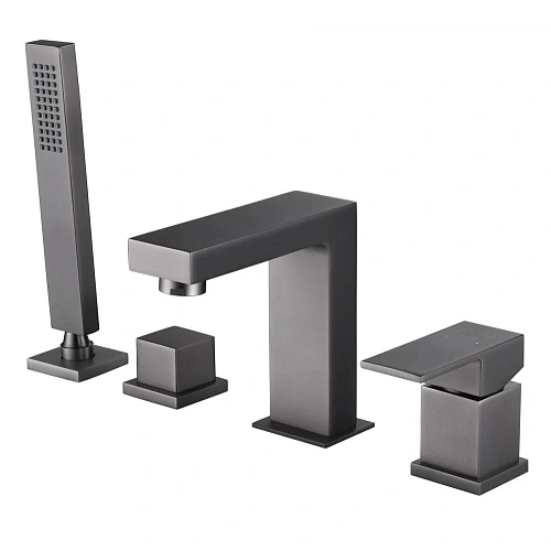 Смеситель на борт ванны ABBER Daheim AF8213NG никель Смеситель на борт ванны ABBER Daheim AF8213NG никель