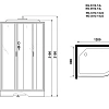 Душевая кабина Niagara Classic NG-3512-14LG (1200х800х2150) низкий поддон (13см) стекло тонированное 35121433LG Душевая кабина Niagara Classic NG-3512-14LG (1200х800х2150) низкий поддон (13см) стекло тонированное 35121433LG