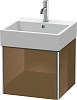 Картинка анонса товара «тумба под раковину duravit xsquare xs409206161 подвесная 48 см коричнево-оливковый глянцевый»