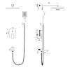Душевая система Wonzon & Woghand встраиваемая, хром (WW-88939003-CR) Душевая система Wonzon & Woghand встраиваемая, хром (WW-88939003-CR)