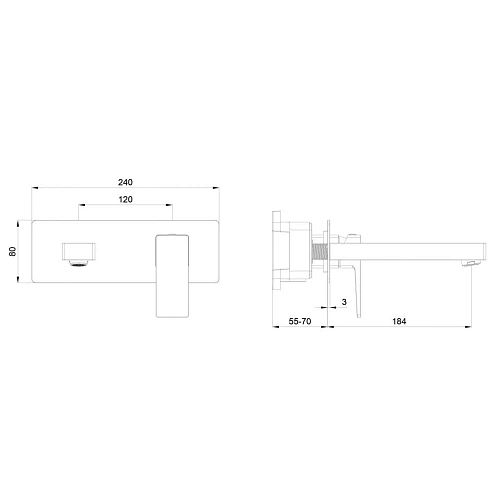 Смеситель для раковины Wonzon & Woghand CUBE 2.0 встраиваемый, брашированное золото (WW-88869068-BG) Смеситель для раковины Wonzon & Woghand CUBE 2.0 встраиваемый, брашированное золото (WW-88869068-BG)