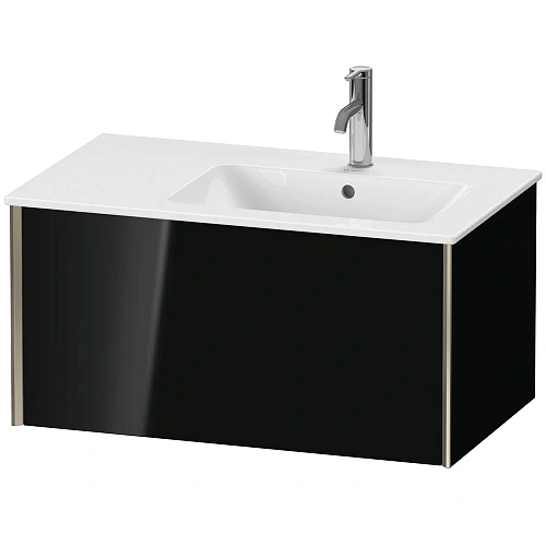 Тумба под раковину Duravit XVIU XV40260B140 подвесная 81 см черный глянцевый Тумба под раковину Duravit XVIU XV40260B140 подвесная 81 см черный глянцевый