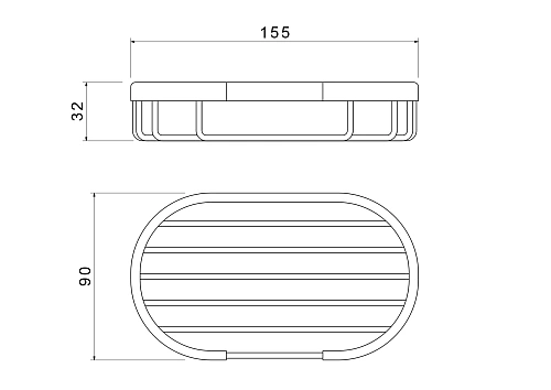 Мыльница Aquatek AQ4956CR хром Мыльница Aquatek AQ4956CR хром