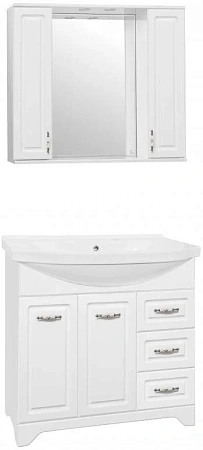 Тумба под раковину Style Line Олеандр-2 90 (3 ящ.) ЛС-00000241 Тумба под раковину Style Line Олеандр-2 90 (3 ящ.) ЛС-00000241