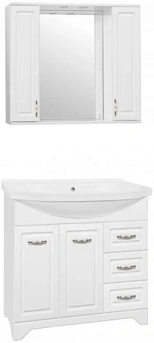 Тумба под раковину Style Line Олеандр-2 90 (3 ящ.) ЛС-00000241 Тумба под раковину Style Line Олеандр-2 90 (3 ящ.) ЛС-00000241