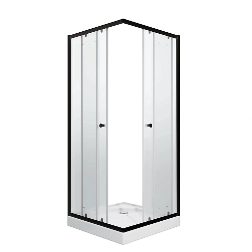 Душевой уголок Parly ZFQ81B с поддоном 80х80х190 Душевой уголок Parly ZFQ81B с поддоном 80х80х190