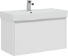 Картинка анонса товара «тумба с раковиной aquanet nova lite 90 белый (1 ящик) 00245247»