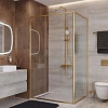 Душевой уголок CEZARES LUX-AH-FS-11-120/90-C-BORO 120x90 см, профиль брашированное золото, стекло прозрачное Душевой уголок CEZARES LUX-AH-FS-11-120/90-C-BORO 120x90 см, профиль брашированное золото, стекло прозрачное
