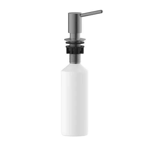 Дозатор жидкого мыла IDDIS Kitchen Line (SDIGM00i59) латунь, PVD, светлый графит Дозатор жидкого мыла IDDIS Kitchen Line (SDIGM00i59) латунь, PVD, светлый графит