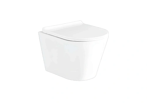 Унитаз подвесной Aquatek АЛЬФА 520 x 370 x 330 мм, тонкое сиденье с механизмом плавного закрывания Унитаз подвесной Aquatek АЛЬФА 520 x 370 x 330 мм, тонкое сиденье с механизмом плавного закрывания