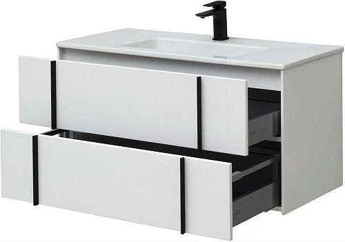 Тумба под раковину Allen Brau Reality 100 1.32007.WM белый матовый Тумба под раковину Allen Brau Reality 100 1.32007.WM белый матовый