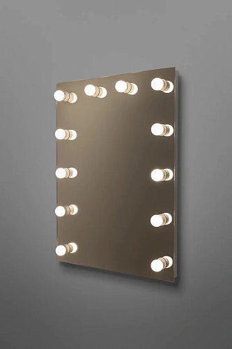 Зеркало SILVER MIRRORS 600x800 Гримерное, 12 ламп Бриджит (ФР-00000841) Зеркало SILVER MIRRORS 600x800 Гримерное, 12 ламп Бриджит (ФР-00000841)