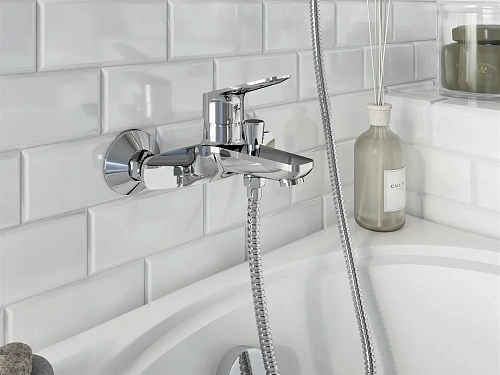 Смеситель для ванны STWORKI Дублин by Damixa Дублин HFDB10000 хром,настенный, латунь, однорычажный, 427556 Смеситель для ванны STWORKI Дублин by Damixa Дублин HFDB10000 хром,настенный, латунь, однорычажный, 427556