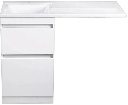 Тумба под раковину Style Line Даллас 110, Люкс белая, PLUS СС-00000438 Тумба под раковину Style Line Даллас 110, Люкс белая, PLUS СС-00000438