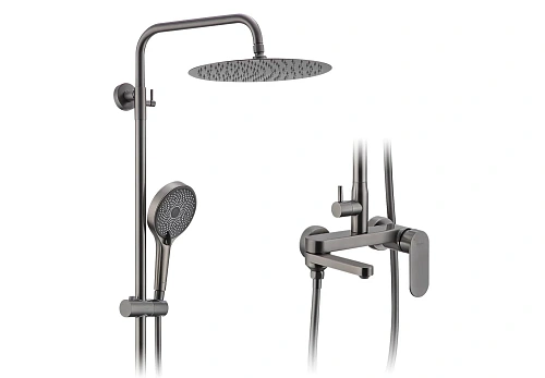 Душевая система Raglo R10.24.09, графит Душевая система Raglo R10.24.09, графит