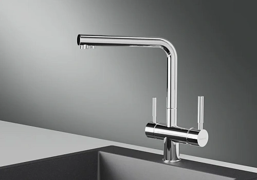 Смеситель для кухни Granula 2305, НЕРЖ Смеситель для кухни Granula 2305, НЕРЖ