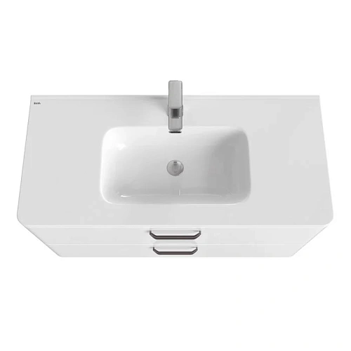 Тумба с раковиной IDDIS Brick 100 подвесная белая (BRI10W1i95K) Тумба с раковиной IDDIS Brick 100 подвесная белая (BRI10W1i95K)