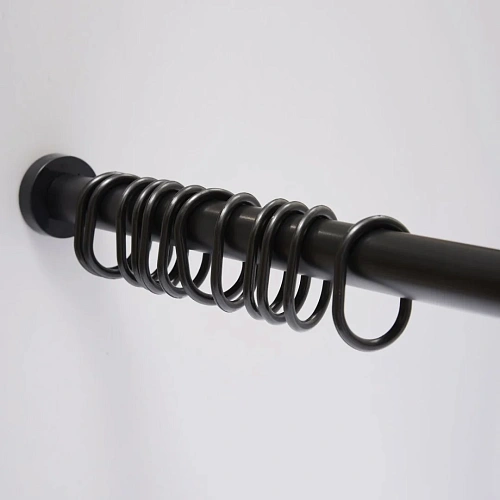 Карниз для ванны WasserKRAFT Elbe SC-721121 черный Карниз для ванны WasserKRAFT Elbe SC-721121 черный