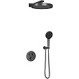 Душевая система Sancos Space SC3006GMG встраиваемый с термостатом, вороненая сталь Душевая система Sancos Space SC3006GMG встраиваемый с термостатом, вороненая сталь