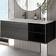 Тумба под раковину Armadi Art QUATRO 6 120см (80+40) OAK ANTHRACITE профиль ANTHRACITE 790-M6-120-OA-A Тумба под раковину Armadi Art QUATRO 6 120см (80+40) OAK ANTHRACITE профиль ANTHRACITE 790-M6-120-OA-A