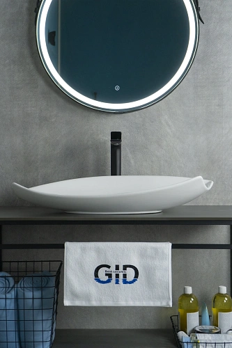 Раковина Gid N9178 51171 накладная белая 74x38x13 Раковина Gid N9178 51171 накладная белая 74x38x13