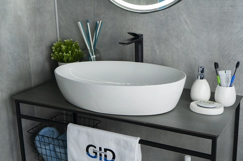 Раковина Gid N9433 51148 накладная белая 61x41x14.5 Раковина Gid N9433 51148 накладная белая 61x41x14.5