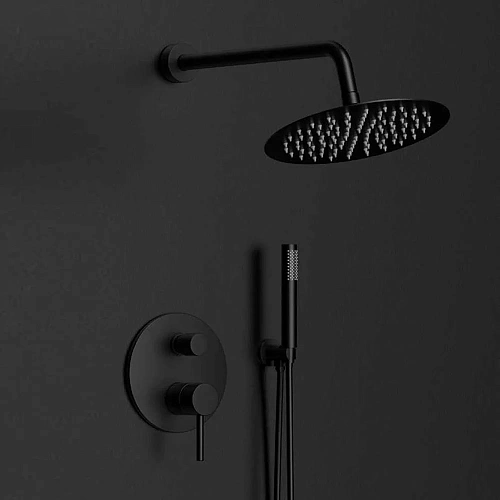 Душевая система Vincea Desire VSFW-1D1MB встраиваемая, 2 режима, черный Душевая система Vincea Desire VSFW-1D1MB встраиваемая, 2 режима, черный