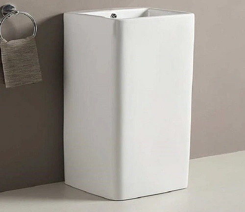 Раковина CeramaLux P7005 напольная, белый Раковина CeramaLux P7005 напольная, белый