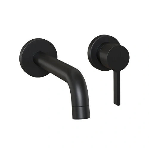 Смеситель для раковины Paini Brera 74PZ208 встраиваемый, чёрный матовый PVD Смеситель для раковины Paini Brera 74PZ208 встраиваемый, чёрный матовый PVD