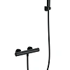Смеситель для душа Wonzon & Woghand с термостатом, черный матовый (WW-B3013-A-MB) Смеситель для душа Wonzon & Woghand с термостатом, черный матовый (WW-B3013-A-MB)