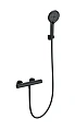 Смеситель для душа Wonzon & Woghand с термостатом, черный матовый (WW-B3013-A-MB) Смеситель для душа Wonzon & Woghand с термостатом, черный матовый (WW-B3013-A-MB)