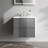 Тумба под раковину AM.PM Gem M90FHX06022GM подвесная, 60 см push-to-open, графит матовый Тумба под раковину AM.PM Gem M90FHX06022GM подвесная, 60 см push-to-open, графит матовый