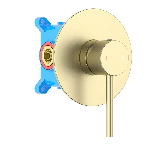 Смеситель для душа Aquatek Европа AQ1366BG золото шлифованное, встраиваемый Смеситель для душа Aquatek Европа AQ1366BG золото шлифованное, встраиваемый