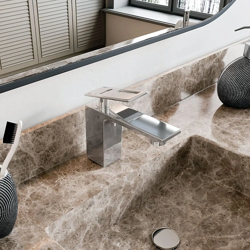 Смеситель для раковины WasserKRAFT Alme 1503 хром Смеситель для раковины WasserKRAFT Alme 1503 хром