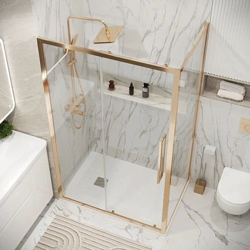 Боковая стенка GROSSMAN Cosmo 200.K33.02.70.32.00 (70x195) золото сатин, стекло прозрачное Боковая стенка GROSSMAN Cosmo 200.K33.02.70.32.00 (70x195) золото сатин, стекло прозрачное