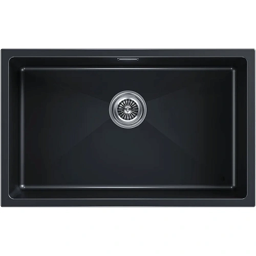 Кухонная мойка Paulmark LUMI 74UNI LU74-BLM, черный металлик, 740х460 Кухонная мойка Paulmark LUMI 74UNI LU74-BLM, черный металлик, 740х460